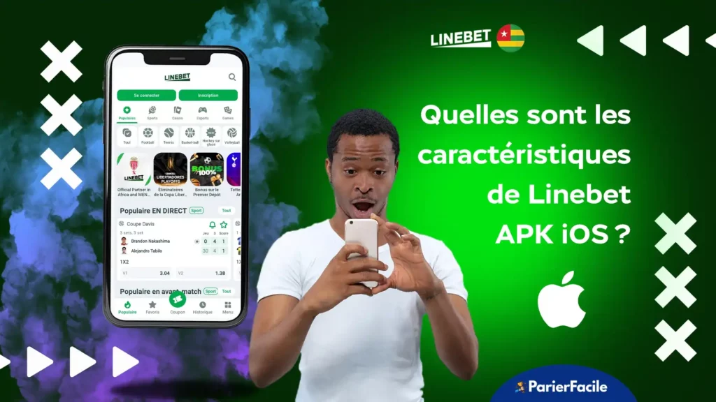 ميزات تطبيق Linebet APK iOS 